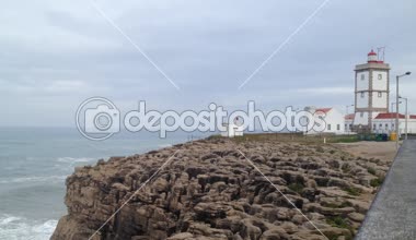 Deniz feneri Carvoeiro pelerinli Peniche, Portekiz