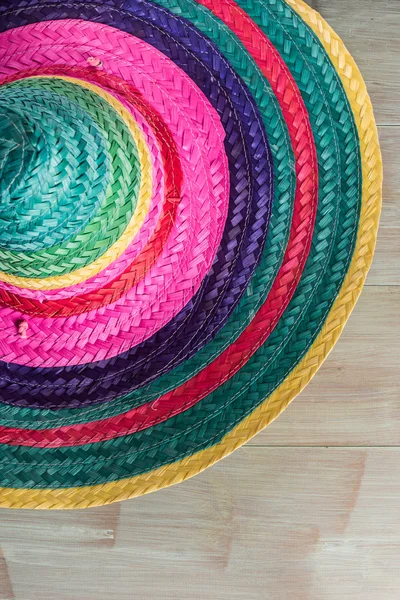 Mexican background with sombrero