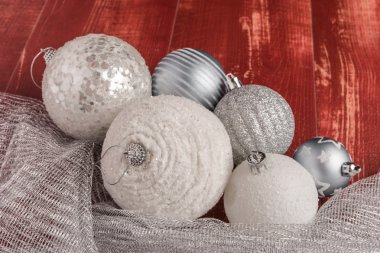 Festival glitter Noel topları süslemeleri