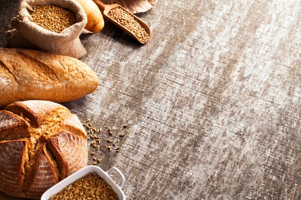 Assortment of baked bread — Stock Photo, Image