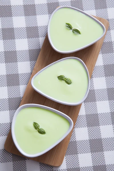 Зеленый суп — стоковое фото