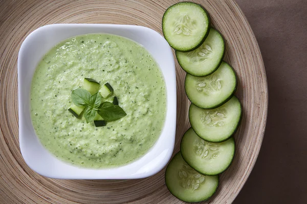 Vegetable cold soup — Stock Photo, Image