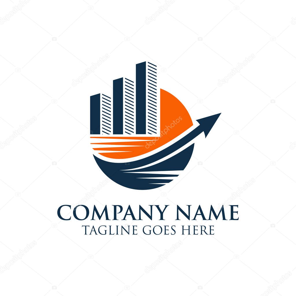 accounting and finance tax consultant logo design inspirations, can use for your trademark, branding identity or commercial brand