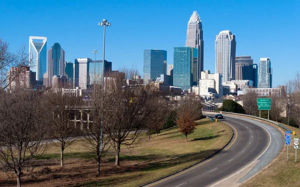 Panorama města Charlotte, NC — Stock fotografie