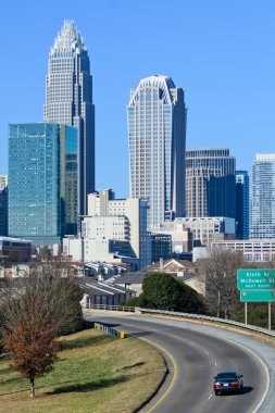Şehir dışına Charlotte, Nc görünümü