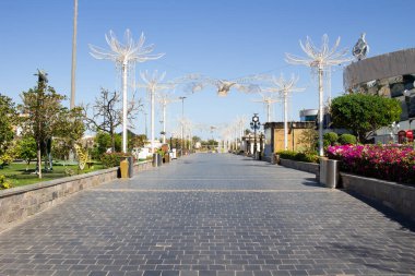 Sharm El Sheikh, Mısır - 15 Ocak 2021 Sharm El Sheikh - SOHO Meydanı