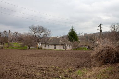 Subotiv, Ukrayna - 17 Nisan 2021: Subotiv Köyü