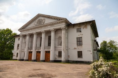 Smila, Ukrayna - 29 Mayıs 2021: Smila, Cherkasy bölgesinde terk edilmiş binalar