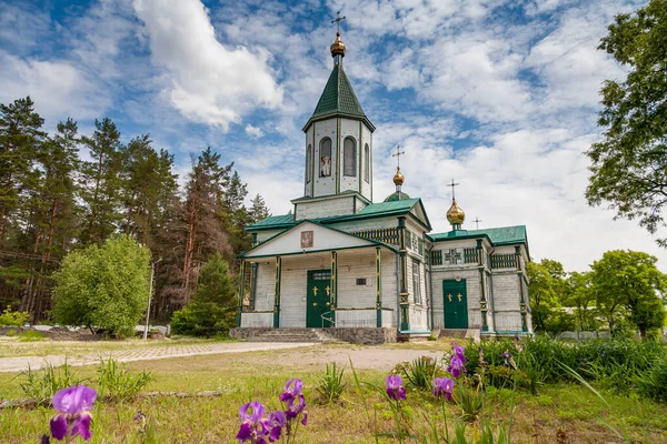 Nechaivka Ukraine Juni 2021 Alte Holzkirche Nechaivka Tscherkasy Region — Stockfoto