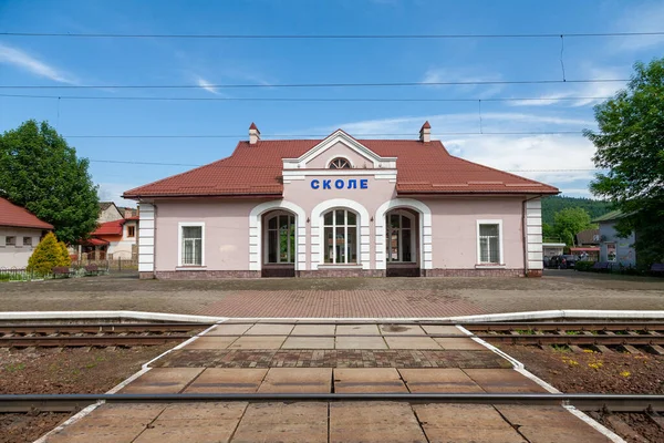Skole Ukraine Juin 2021 Gare Ferroviaire Skole Ukraine — Photo