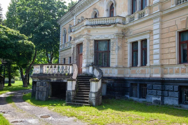 Skole Ucrânia Junho 2021 Palácio Estilo Neo Barroco Barão Groedl — Fotografia de Stock