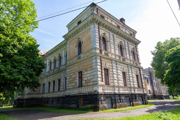 Skole Ucrania Junio 2021 Barón Groedl Palacio Estilo Neo Barroco —  Fotos de Stock