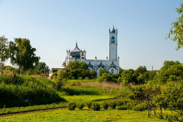 Moszny Ukraina Czerwca 2021 Kościół Przemienienia Pańskiego Wsi Moszny — Zdjęcie stockowe