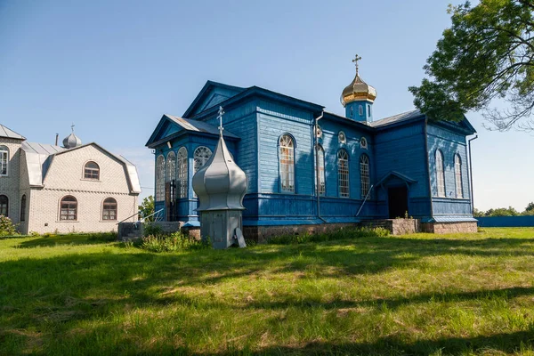 Tubil Tsi Oblast Tscherkasy Ukraine Juni 2021 Alte Hölzerne Nikolaikirche — Stockfoto