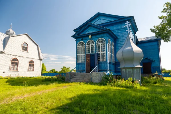 Tubil Tsi Oblast Tscherkasy Ukraine Juni 2021 Alte Hölzerne Nikolaikirche — Stockfoto