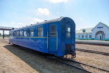 Haivoron, Ukrayna - 10 Temmuz 2021: Haivoron tren istasyonu
