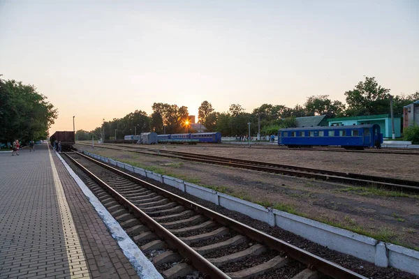 Haivoron Ukraine Juli 2021 Bahnhof Haivoron — Stockfoto