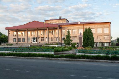 Haivoron, Ukrayna - 10 Temmuz 2021: Haivoron Caddesi