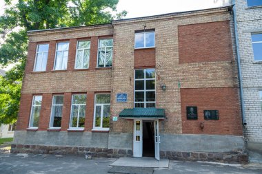 Haivoron, Ukraine - July 10, 2021: Old house in Haivoron