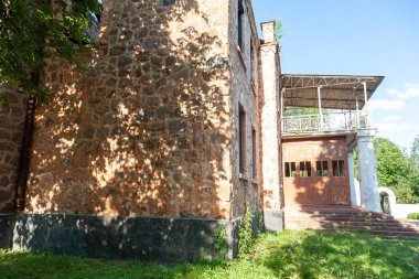 Haivoron, Ukraine - July 10, 2021: Old house in Haivoron