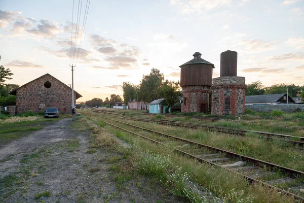 Haivoron Ukraina Juli 2021 Haivorons Järnvägsstation — Stockfoto