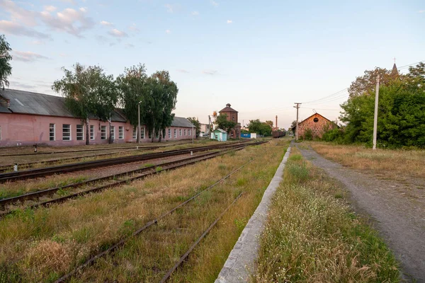 Haivoron Ucrania Julio 2021 Estación Tren Haivoron — Foto de Stock