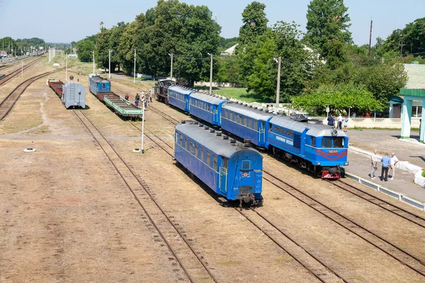 Haivoron Ucraina Luglio 2021 Stazione Ferroviaria Haivoron — Foto Stock