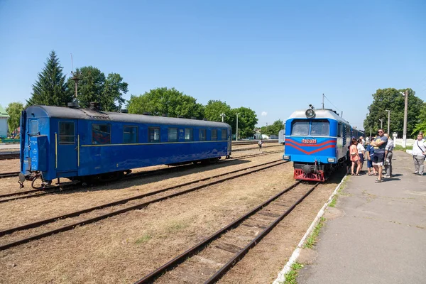 Haivoron Ukraina Juli 2021 Haivorons Järnvägsstation — Stockfoto