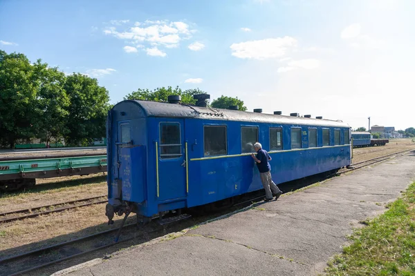 ウクライナのハイヴォロン 2021年7月10日 ハイヴォロン駅 — ストック写真