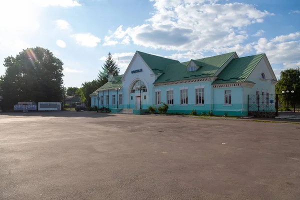 Haivoron Ukraine Juli 2021 Bahnhof Haivoron — Stockfoto