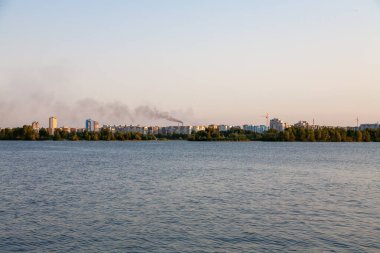 Cherkasy, Ukrayna - 23 Ağustos 2020: Mytnytsya ilçesine bakın