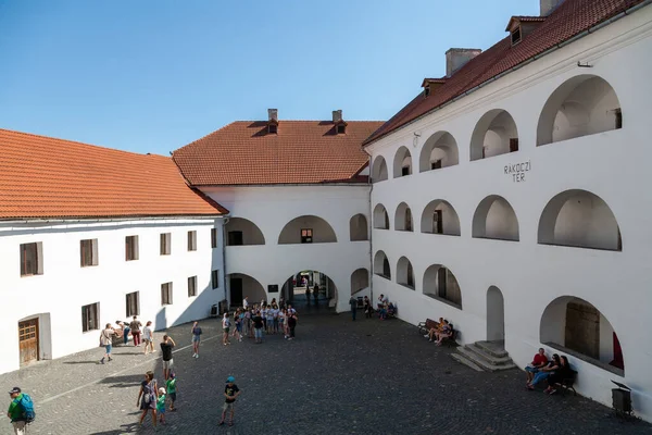 Mukachevo Ucrania Agosto 2021 Castillo Palanok Mukachevo — Foto de Stock