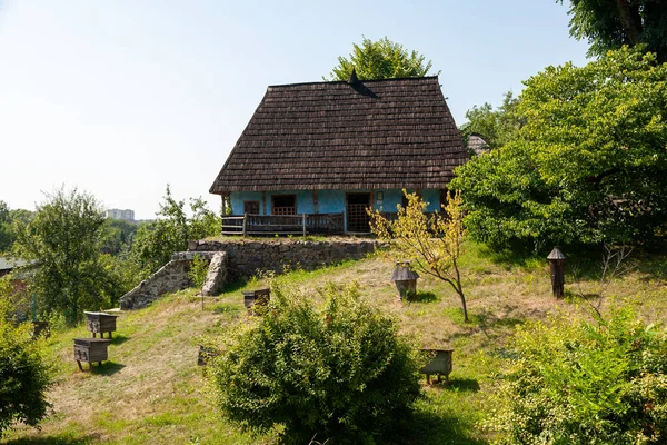 Uzhhorod Ucrânia Agosto 2021 Casa Rural Antiga Museu Popular Livre — Fotografia de Stock