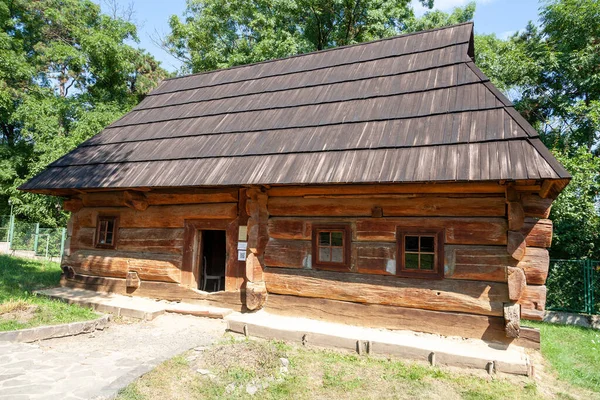 Uzjhorod Ukraina August 2021 Old Rural House Open Air Folk – stockfoto