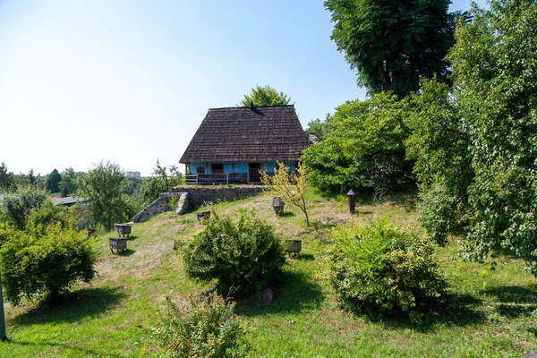 Uzhhorod Ucrânia Agosto 2021 Casa Rural Antiga Museu Popular Livre — Fotografia de Stock