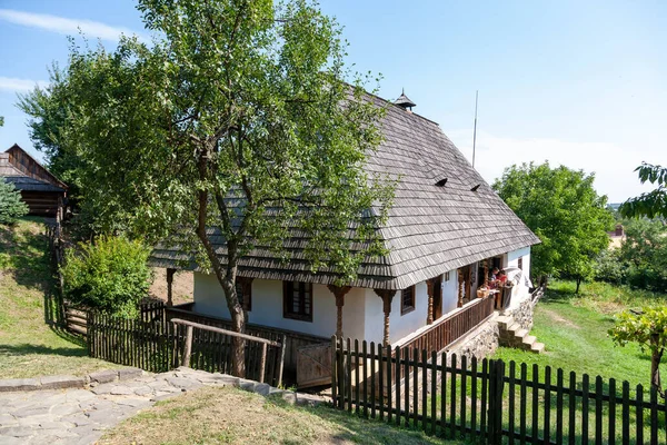 Uzjhorod Ukraina August 2021 Old Rural House Open Air Folk – stockfoto