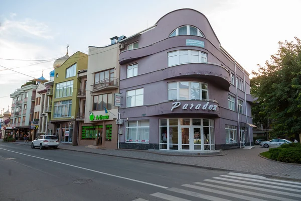 Uzhhorod Ukraine August 2021 Street Historical Center Uzhhorod — Stock Photo, Image