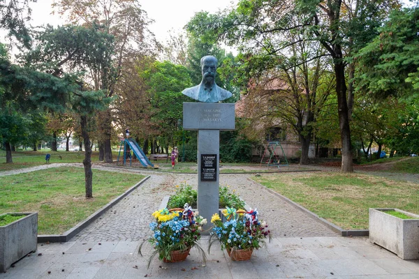 Uzhhorod Ukraine Août 2021 Monument Tom Garrigue Masaryk — Photo