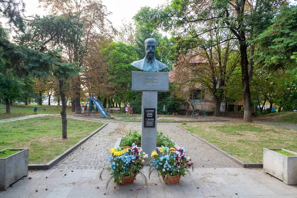 Uzhhorod Ukraine August 2021 Monument Tomash Garrigue Masaryk — 图库照片