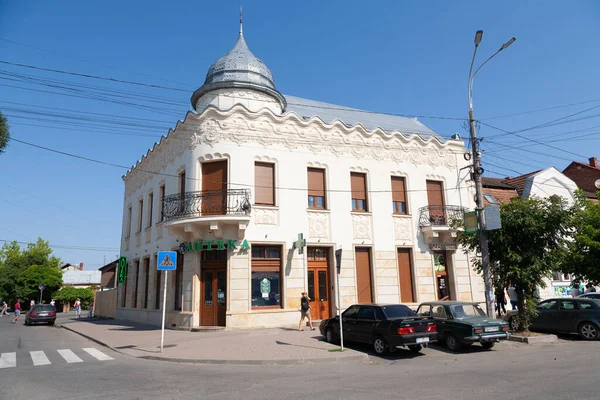 乌克兰贝雷霍夫 2021年8月13日 贝雷霍夫历史中心的街道 — 图库照片