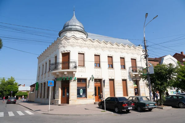 Berehove Oekraïne Augustus 2021 Straat Het Historische Centrum Van Berehove — Stockfoto