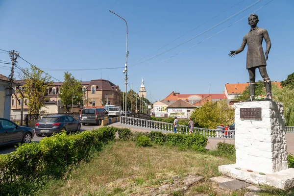 Berehove Ukraine August 2021 Straße Historischen Zentrum Von Berehove — Stockfoto