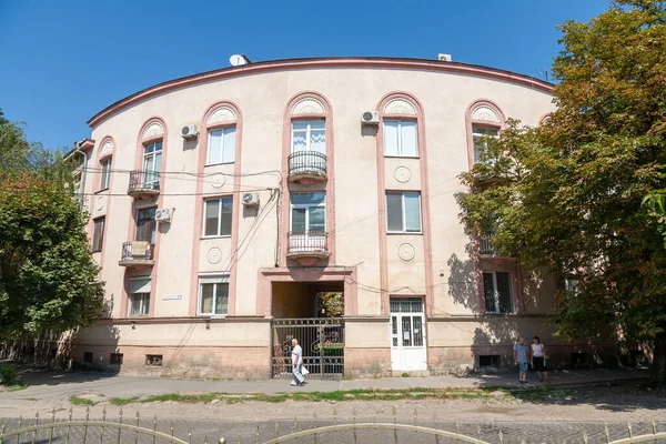 Berehove Oekraïne Augustus 2021 Straat Het Historische Centrum Van Berehove — Stockfoto