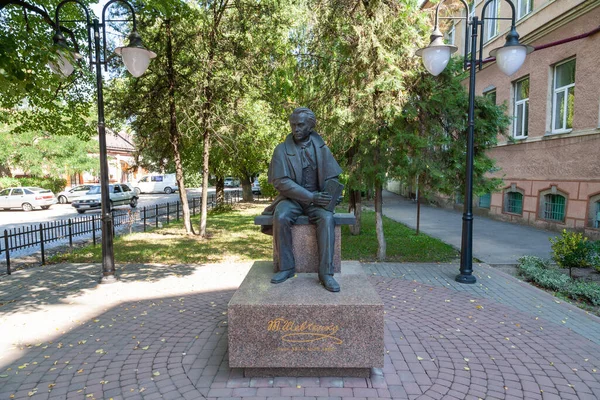 Berehove Ukraine August 2021 Monument Taras Shevchenko — 图库照片