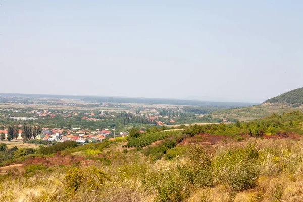 Berehove Ucraina Agosto 2021 Vista Fron Hill Con Gran Croce — Foto Stock