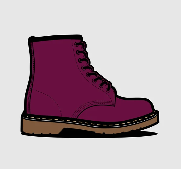 Bottes industrielles et de streetwear — Image vectorielle