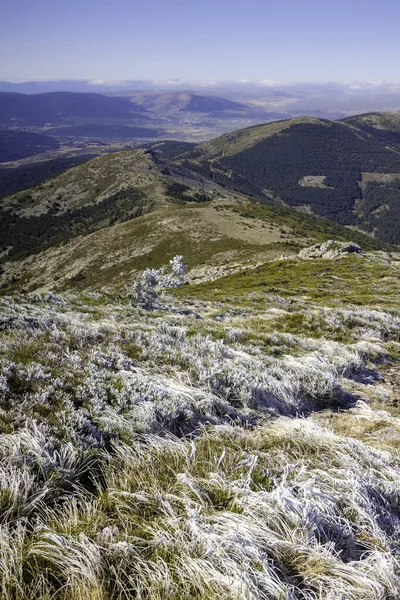 Top of The Dead Woman. Mountain in the Sierra de Guadarrama National Park in Segovia. Hiking route to enjoy nature. In Spain, Europe