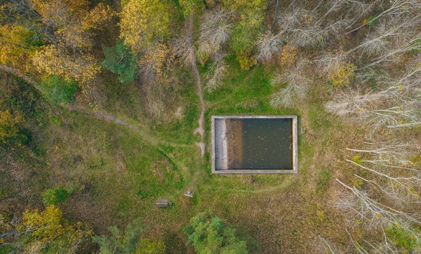 Vue Aérienne Territoire Bunker Adolf Hitler Reste — Photo