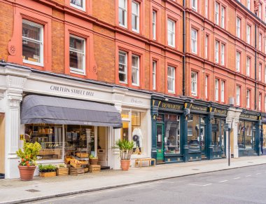 Londra 'nın merkezinde tipik bir manzara