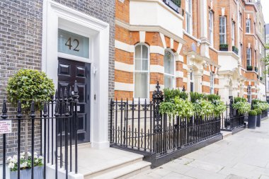 Londra 'nın merkezinde tipik bir manzara